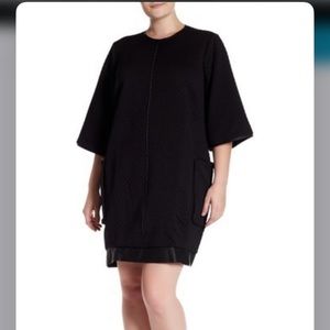 Seven by Melissa McCarthy Black Cocoon Dress 2X